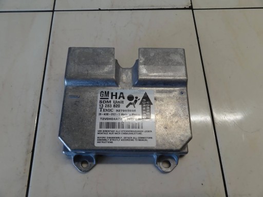 OPEL CORSA D 2010 МОДУЛЬ ДАТЧИКА ПОДУШЕК БЕЗОПАСНОСТИ 13283820HA 327963935