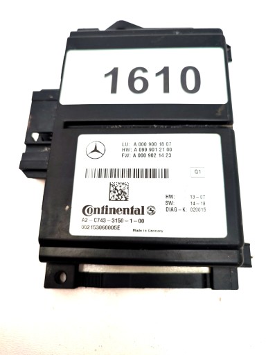 A0009001807 - Mercedes c class w205 w222 w217 модуль управління