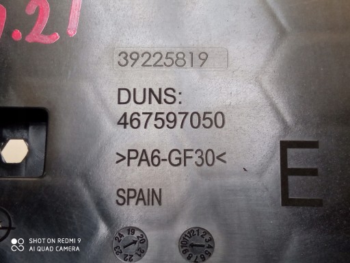 OPEL ASTRA K LIFT Porta KOMPUTERA 39225819