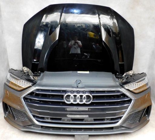 AUDI A7 C8 4K8 S LINE ЛАМПЫ ПЕРЕДНЕГО БАМПЕРА РЕМЕНЬ КАПОТА КРЫЛЬЯ MATRIX