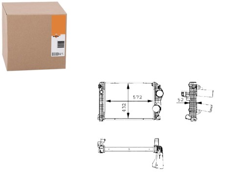 NRF30210/RS4 - ИНТЕРКУЛЕР NRF 9705010101 137360N ME4166 MEA4166