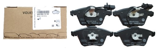 4E0698151M - Тормозные колодки передние AUDI A4 B7-ориг.
