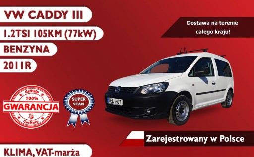 Volkswagen Caddy III Kombi Facelifting 1.2 TSI 104KM 2011