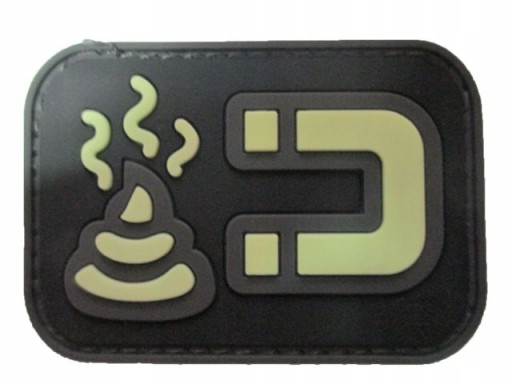 JTG - 3D патч - ShitMagnet - фосфоресцентний