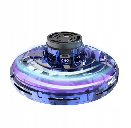 FLYING FIDGET SPINNER BOOMERANG UFO LED