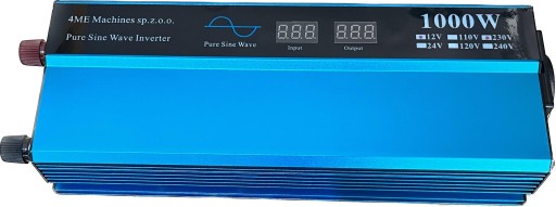 Перетворювач 1000W/2000W 12V 230V PURE SINUS PL