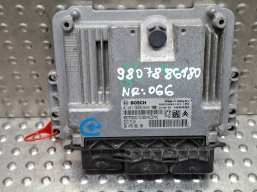 Bedienteil DES MOTORS 0281030545 9807886180 9666729680 CITROEN PEUGEOT 1.4 HDI