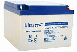 Гелевая батарея agm ultracell ul 12 в 26 ач