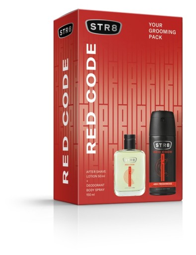 STR 8 Darčeková sada Red Code Voda po holení + dezodorant