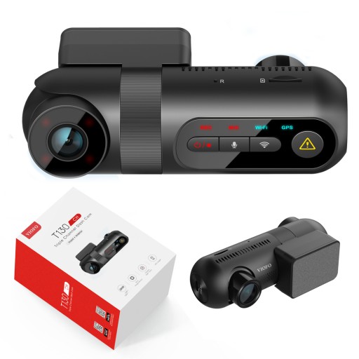 VIOFO T130 2CH GPS WiFi камера рекордер маршрута