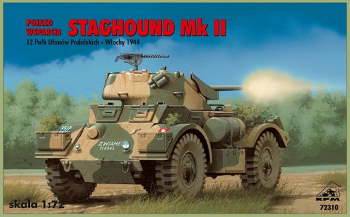 STAGHOUND Mk II pojazd wsp. 72310' 1/72