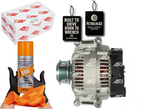 ASPA3165#ECS-PCP+K - Генератор audi a6 2.4-3.2 04-09 150a as-pl #petrolhead pro+ kit4