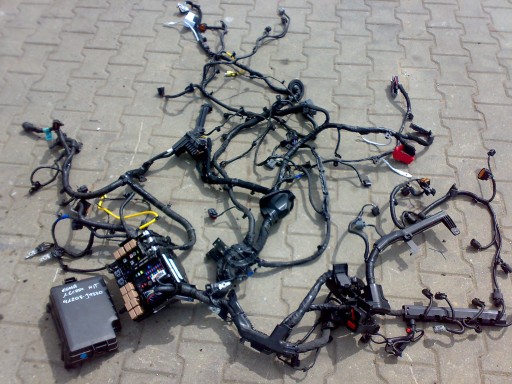 91207-J9330 - Hyundai kona 2020 — установка жгута проводов коробки передач 1.6crdi