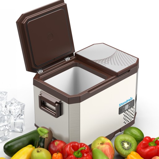 ПОРТАТИВНЫЙ КОМПРЕССОРНЫЙ ТУРИСТИЧЕСКИЙ ХОЛОДИЛЬНИК 24Л КАМЕРА 12В24В 230В STANDHEIZ