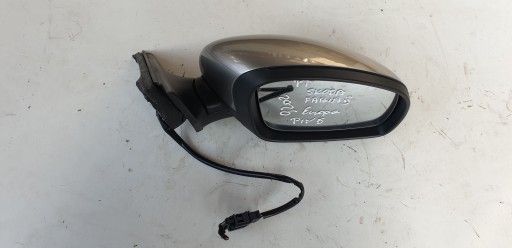 mirror PP SKODA FABIA II 2007-2014 9202 5 PIN