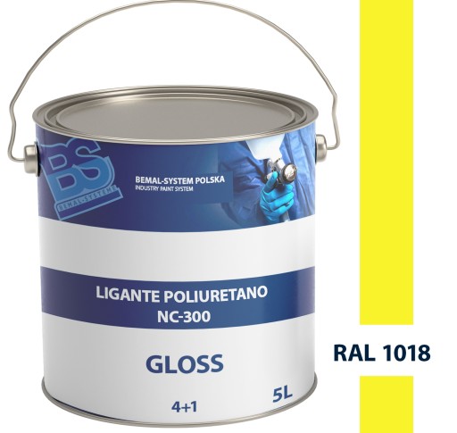 ФАРБА BEMAL SHIP PAINT - ПОЛІУРЕТАНОВИЙ ЛАК - 5L - RAL 1018