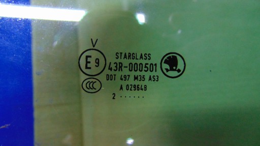 window right rear part 2012 ROK SKODA OCTAVIA KOMBI II LIFT 04-13 ROK