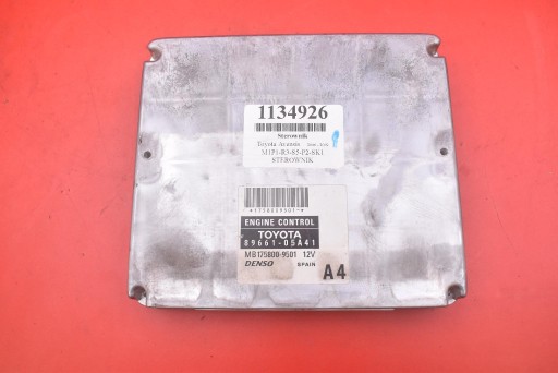 centralina computer motore 89661-05A41 TOYOTA AVENSIS II T25 2.0 D-4D 126KM