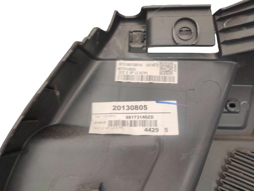 boot upholstery left PEUGEOT RIFTER PARTNER IV BERLINGO IV 98173140ZD