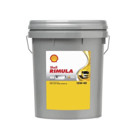 Моторное масло Shell Rimula R4 X 15W-40 20л с малопылевыми присадками