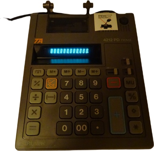 Kalkulator z drukarką TRIUMPH-ADLER 4212PD Carat