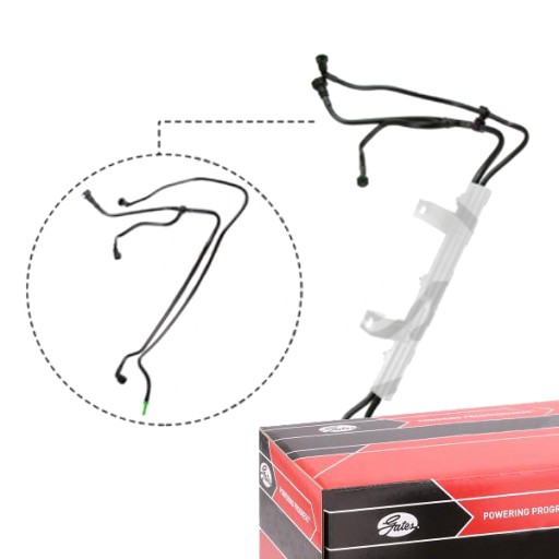 MFL1000 - Топливопровод GATES для FIAT QUBO 1.3