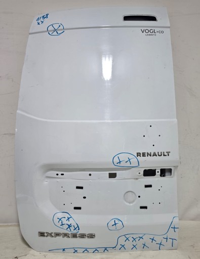 RENAULT EXPRESS 21- door left rear part rear. 901237129R