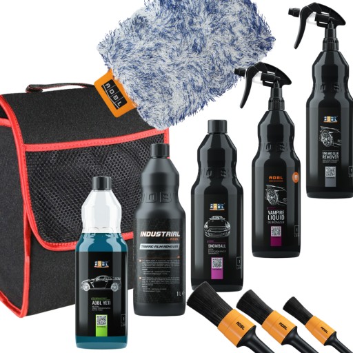 Набір косметики для автомийки ADBL! ЄМНІСТЬ 10 ​​ШТУК 1Л+ МІШОК