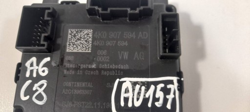 Audi A6 S6 C8 4K und andere VAG modul Schiebedach 4K0907594 (AU157)