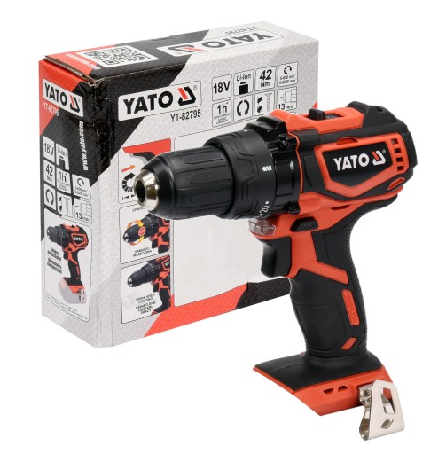 АККУМУЛЯТОРНАЯ ДРЕЛЬ-ШУРУПОВЕРТ AKU 18V YATO YT-82795