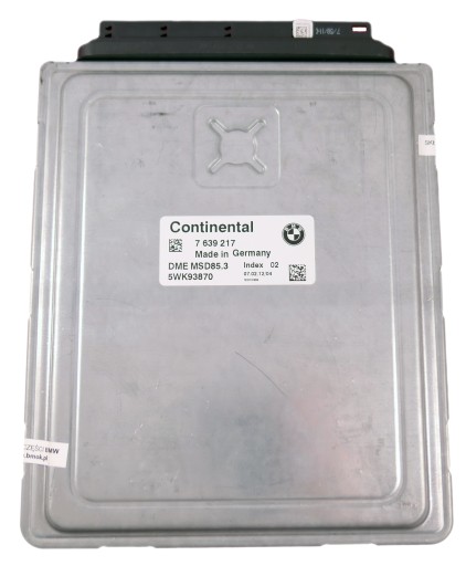 Контроллер bmw x6 m 4.4 7639217 5wk93870