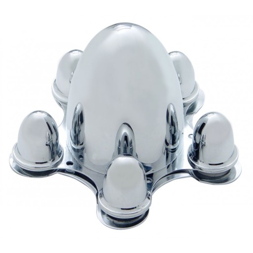 КРЫШКИ КОЛПАКОВ ХРОМИРОВАННЫЕ SPIDER 5X120 4 ШТ