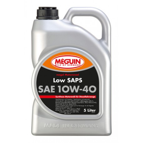Олива Meguin Low SAPS SAE 10W-40 5л 9488