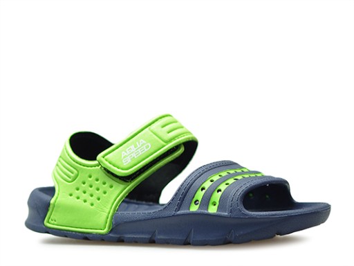 Chlapčenské sandále NOLI515 tmavomodré/zelené 32