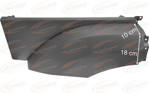 198204EX - MERCEDES ACTROS MP4 CLASSIC SPACE УДЛИНИТЕЛЬ СТУПЕНИ ПРАВЫЙ