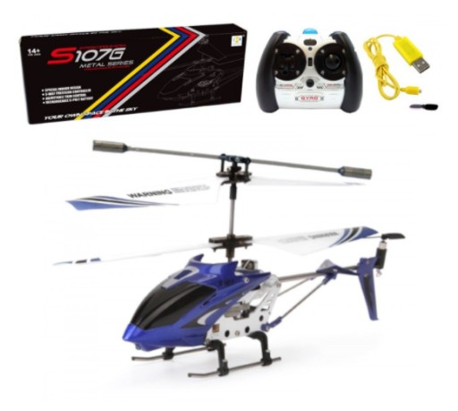Вертоліт на радіоуправлінні Syma S107G синій