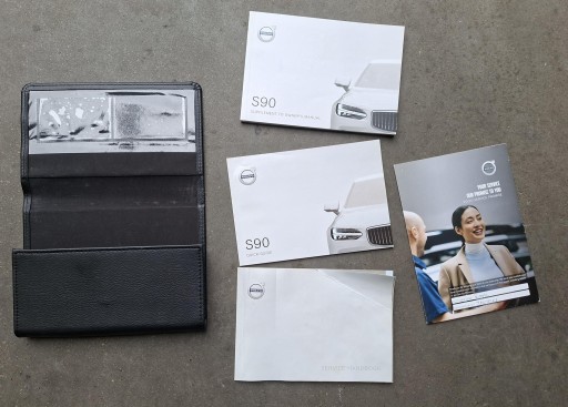 KSIAZKA SERWISOWA INSTRUKCJA OBSLUGI ETUI VOLVO S90 II
