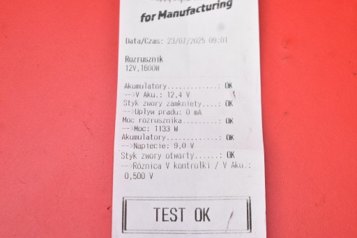 starter test 02Z911024B 438000-0232 SKODA OCTAVIA 3 III 1.6 TDI 115 KM