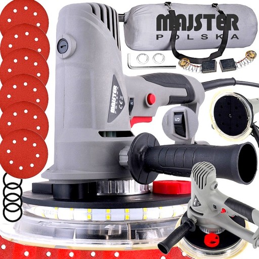 Шлифовальная машина для штукатурки штукатурки 1800W LED