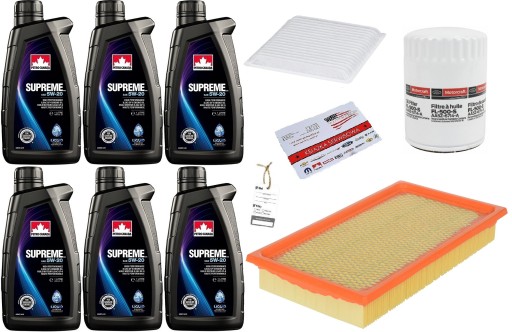 PETRO-CANADA 5W-20 6L + ФІЛЬТРИ FORD EDGE 3.5 10-14