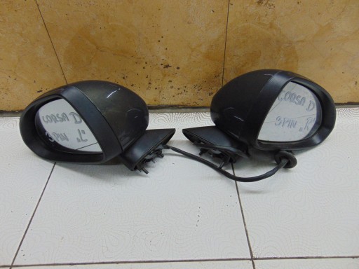 SPIEGEL LINKS RECHTS OPEL CORSA D 3PIN
