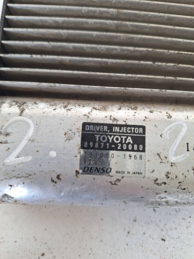 TOYOTA HILUX VII LIFT 11-15 modul einspritzdüsen DENSO 89871-20080