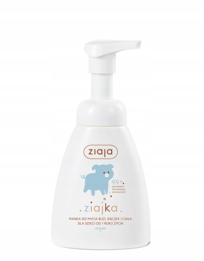 ZIAJA ОЧИЩАЮЧА ПІНА ДЛЯ ДІТЕЙ ВІД 1 РОКУ 250 МЛ