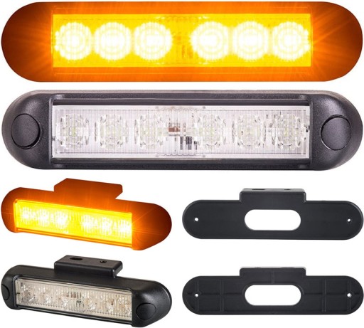 LD02780 - ОРАНЖЕВАЯ СИГНАЛЬНАЯ ЛАМПА 4 РЕЖИМА ДЕНЬ / НОЧЬ