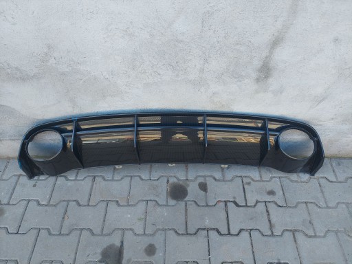 4G9807521E - AUDI RS6 C7 AVANT дифузор заднього бампера CARBON
