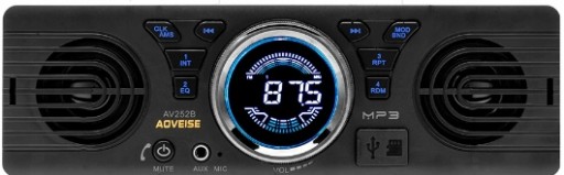 АВТОМОБІЛЬНЕ РАДІО USB BT ЧОВЕН RV КОЛОНКИ