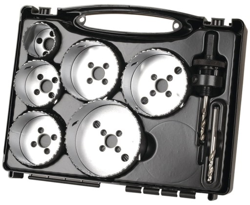 WOLFCRAFT Набір 6 діркових пил BiM диам. 40; 54; 65; 68