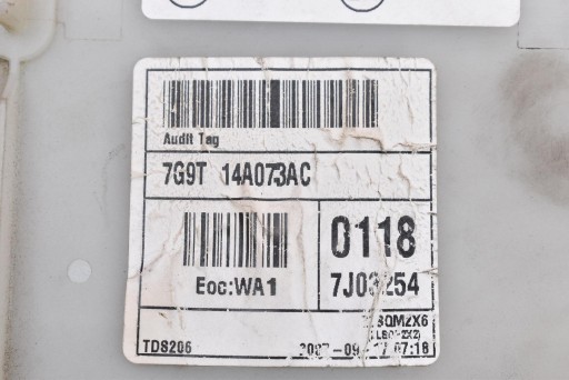 fuse box BSI 7G9T-14A073-AC FORD S-MAX MK1 1.8 TDCI 125 KM