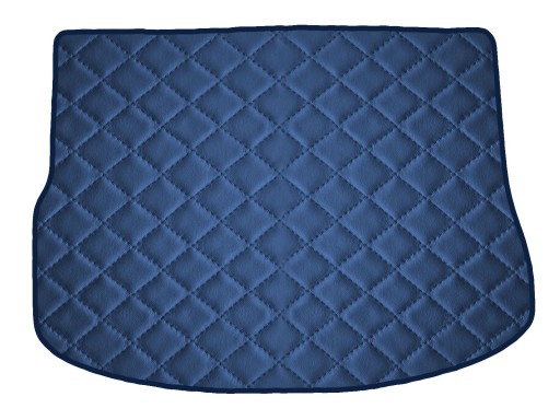 Коврик из экокожи ТЕМНО-СИНИЙ на Range Rover Evoque 3.5d 2011-2018 гг.