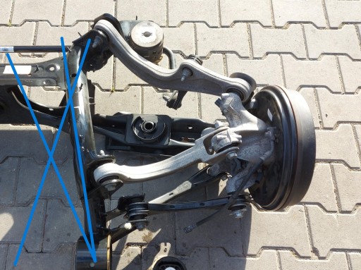 VW ID4 11A , 2024r SUV 5D Suspension Droit Arrière